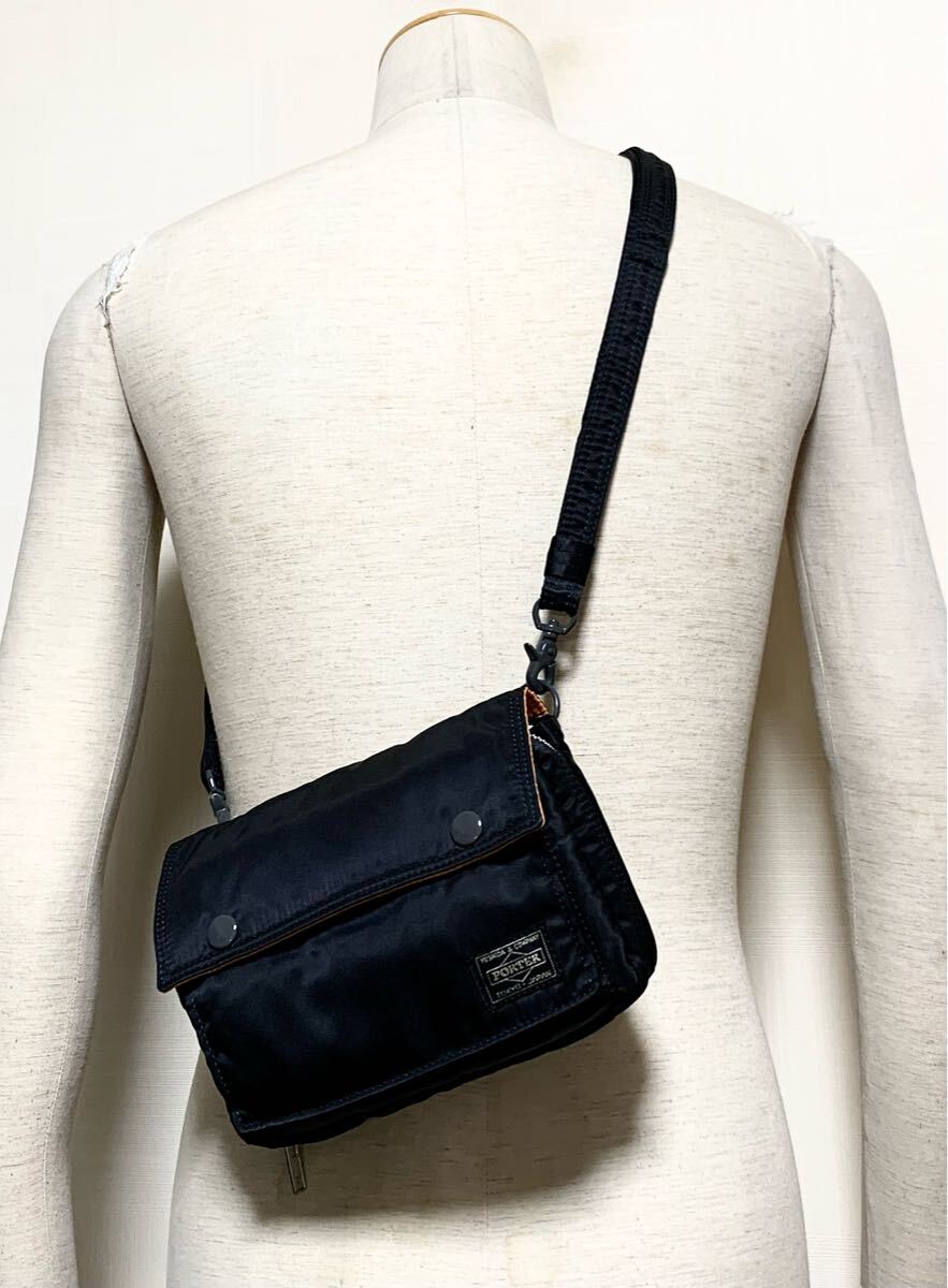 美品:PORTER(ポーター).タンカー ミニ ショルダーバッグ(2WAY/マルチ 