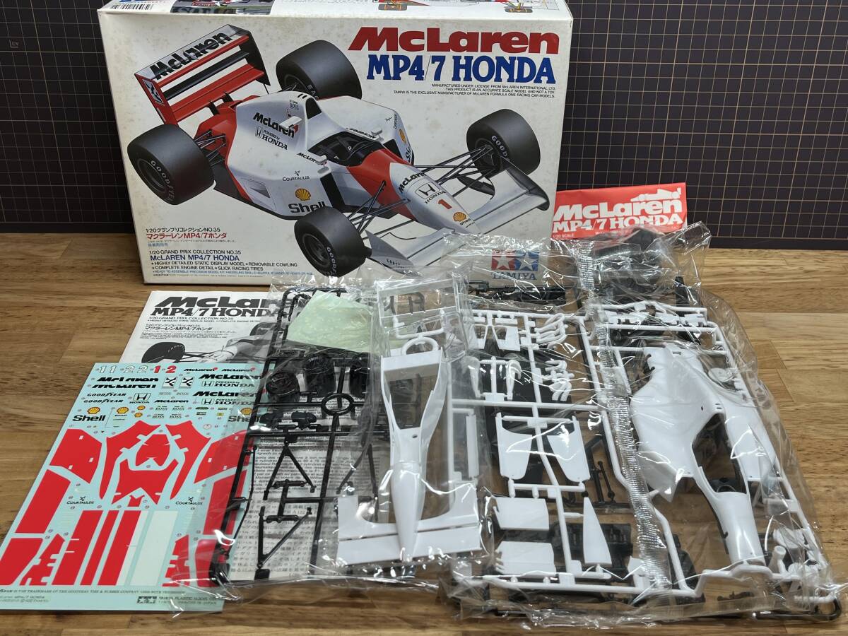 タミヤ 1/20 F1キット4個セット マクラーレンMP4/7・ティレルP34・ロータス102D・フェラーリF189 未組立品_2