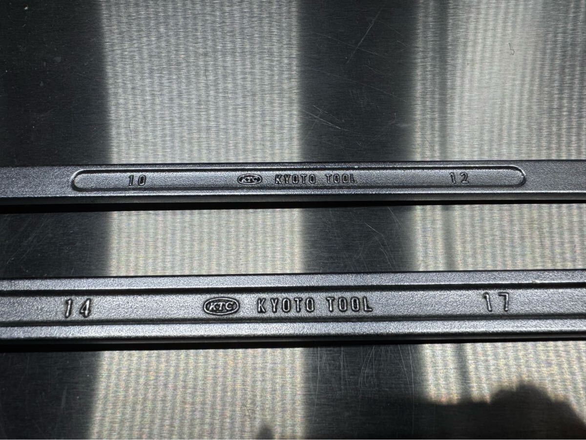 KTC ストレート　メガネ　ロングレンチ　10 12 14 17 中古品_2
