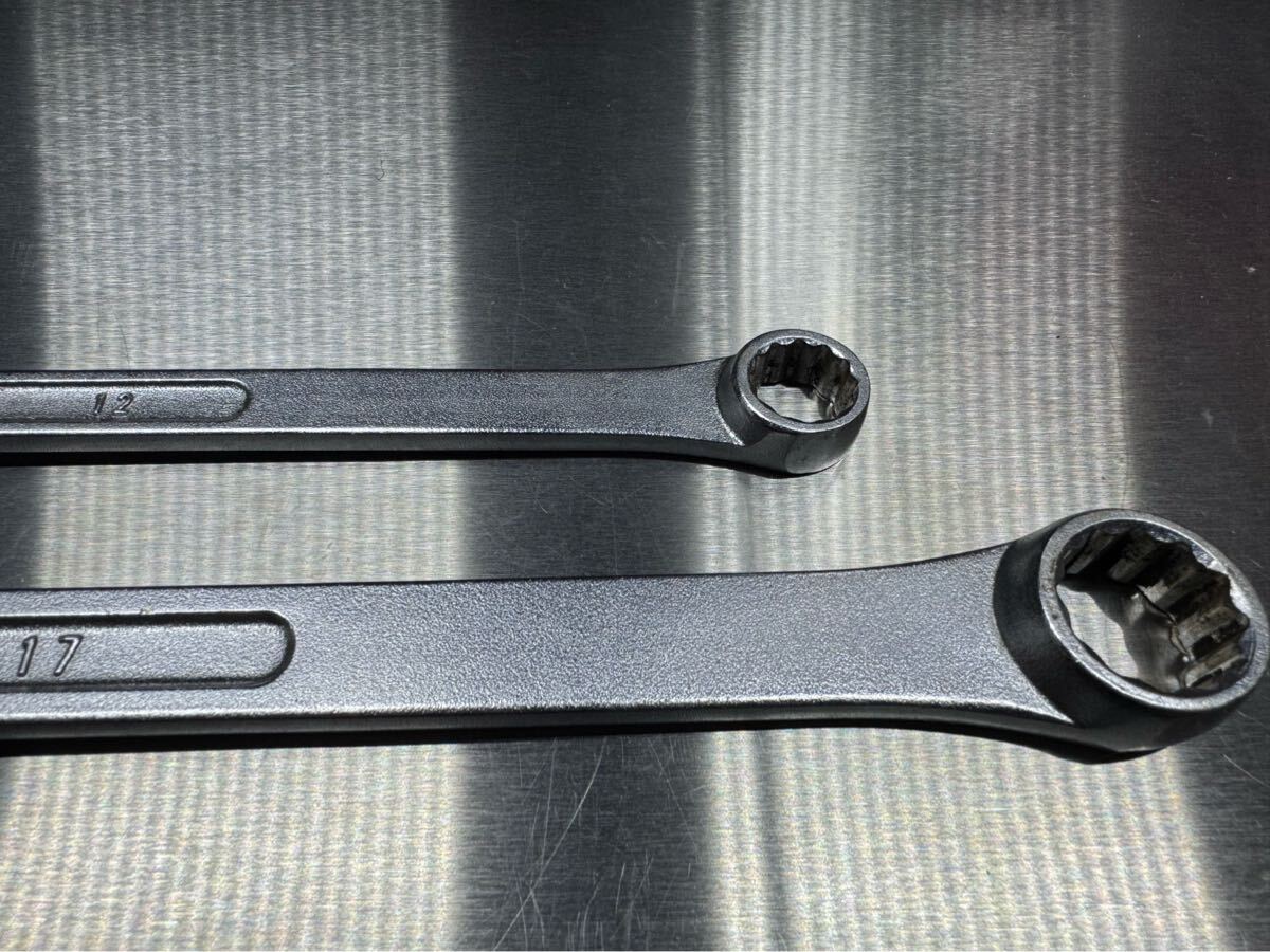 KTC ストレート　メガネ　ロングレンチ　10 12 14 17 中古品_4