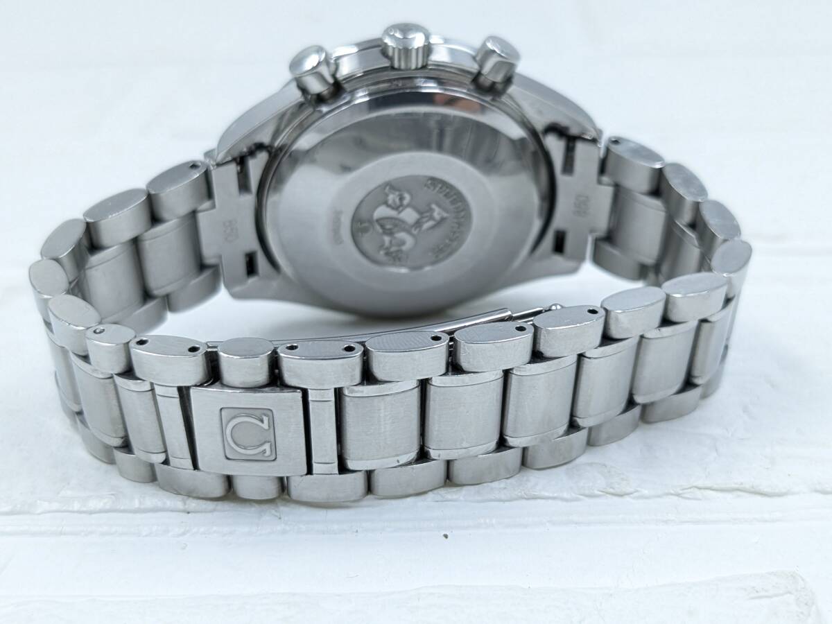 1円～【稼働 良品】OMEGA オメガ スピードマスター 3513.50 AT 自動巻き 黒文字盤 クロノ メンズ腕時計 _4