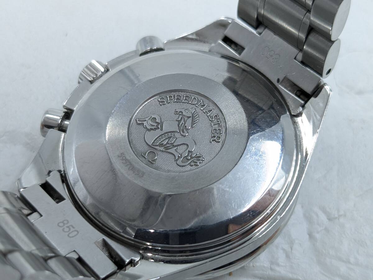 1円～【稼働 良品】OMEGA オメガ スピードマスター 3513.50 AT 自動巻き 黒文字盤 クロノ メンズ腕時計 _7