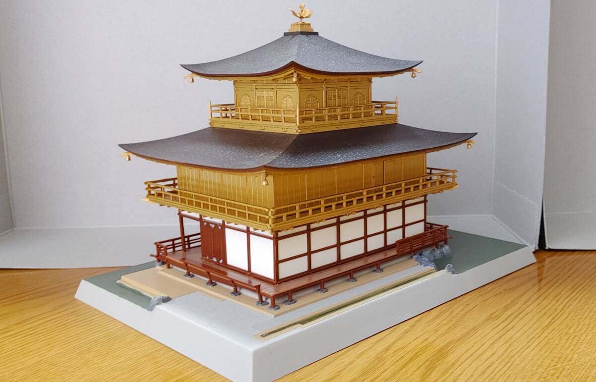 プラモデル金閣寺、プラモデル平等院鳳凰堂のセットです_3