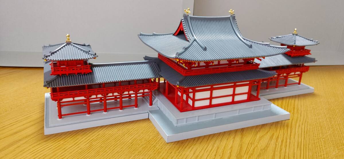 プラモデル金閣寺、プラモデル平等院鳳凰堂のセットです_9
