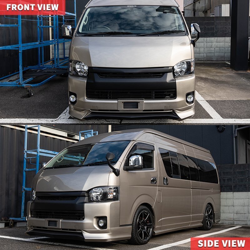 数量限定 \1スタート 200系ハイエース 現行6型タイプ ドアミラー【手動格納・塗装済】1型/2型/3型/4型/5型/6型 左右セット ドアミラーカバ_8