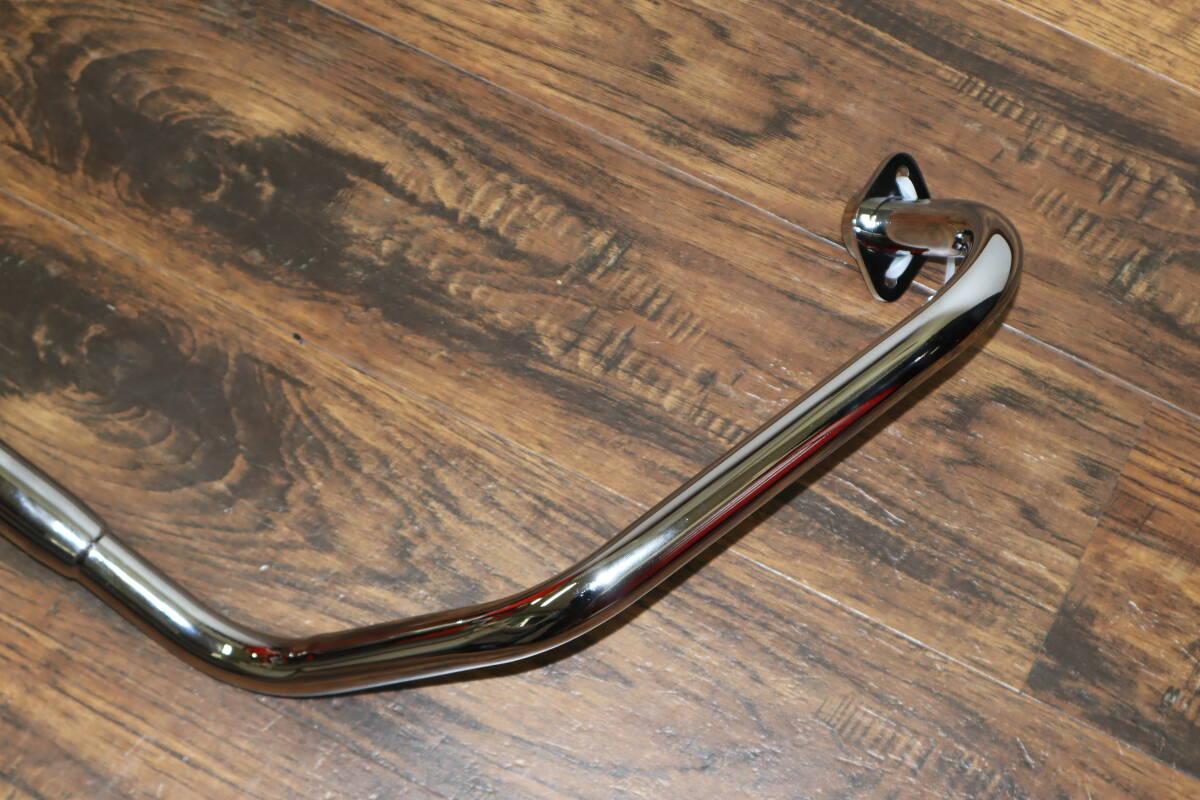 【フレンズ】エイプ50 APE50 NEW ルーザー管 メッキ フランジ付き アルミサイレンサー_3