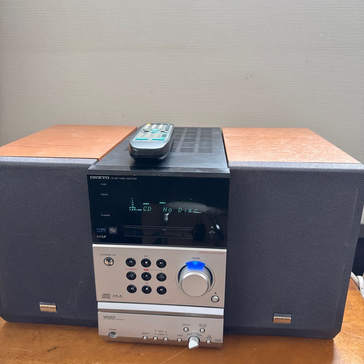 ONKYO オンキョー システムコンポ FR-B7 D-B7スピーカー CD MDコンポ