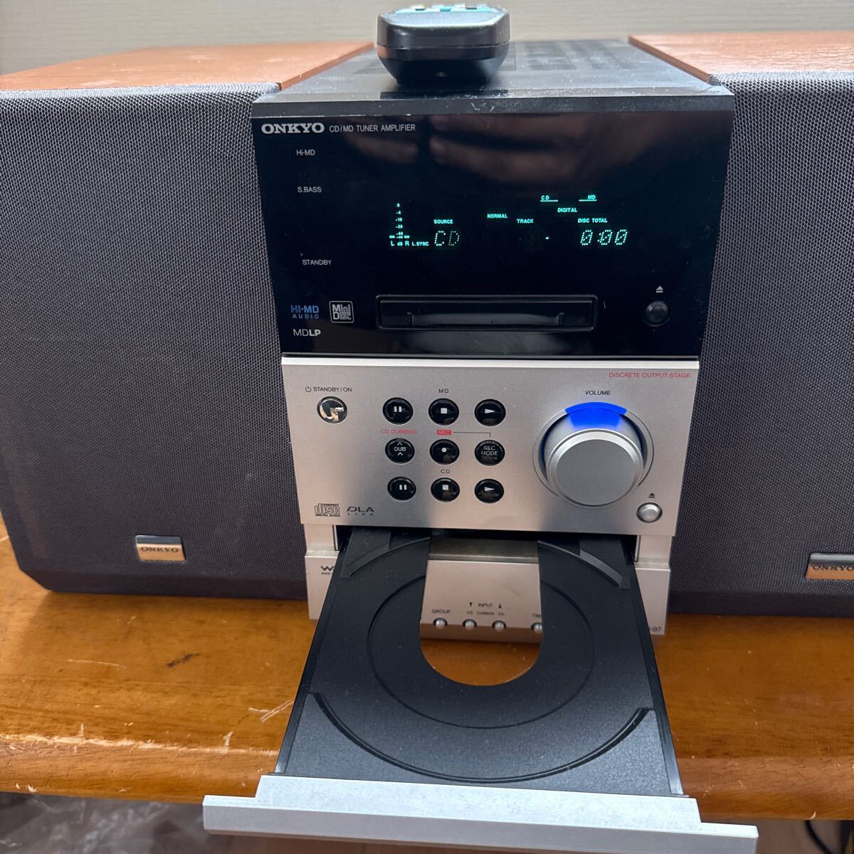 ONKYO オンキョー システムコンポ FR-B7 D-B7スピーカー CD MDコンポ