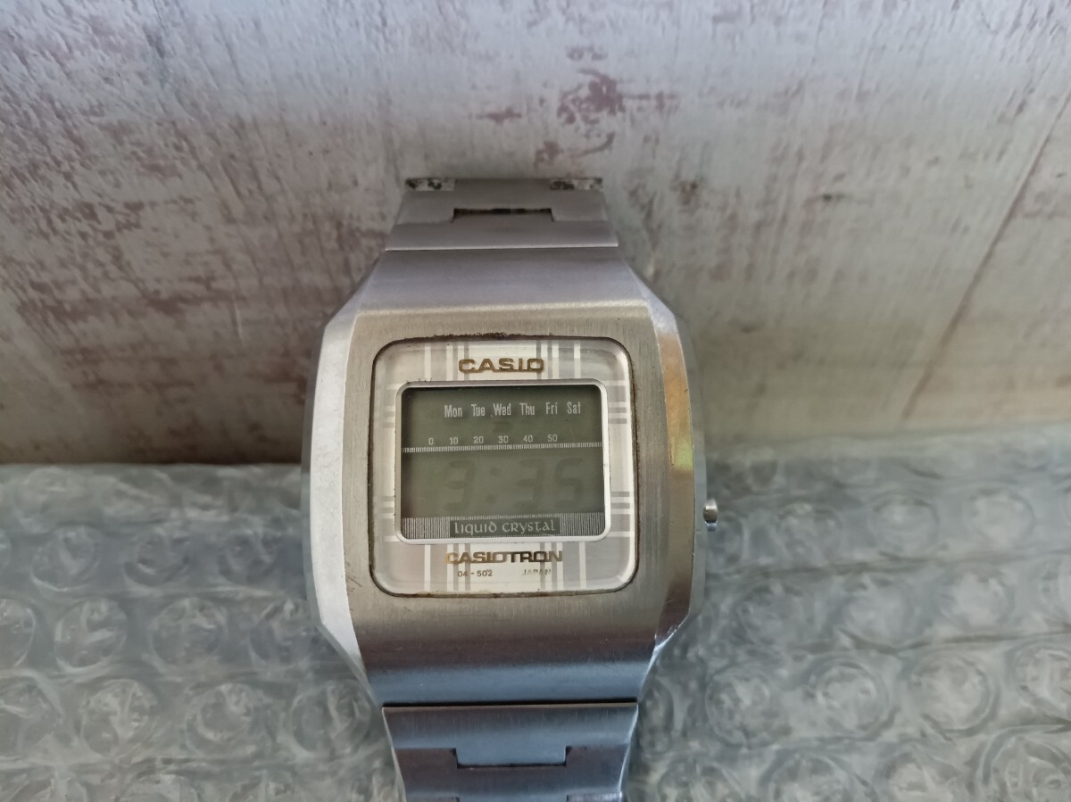 希少 CASIO TRON 04-501 カシオ トロン デジタル スクエア クォーツ 