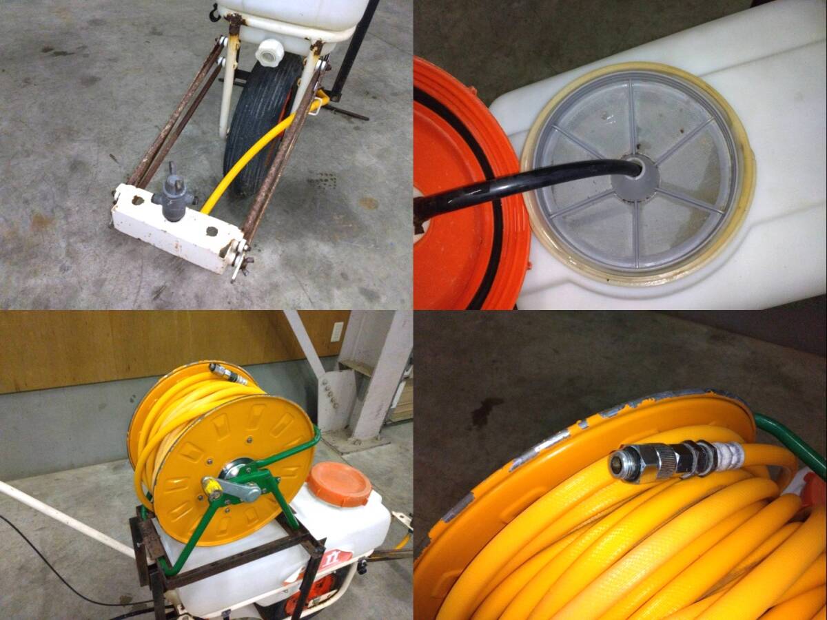 新品未使用 コミヤ 動力噴霧器 ホース付き 農業機械 園芸用品 取説付き