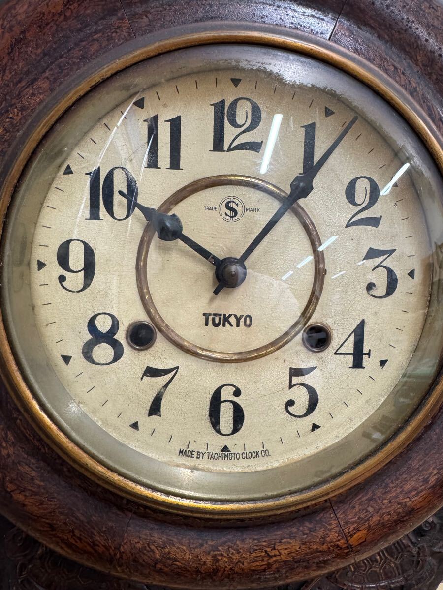 SATO'S clock アンティーク 振り子時計 掛け時計 柱時計 ゼンマイ式