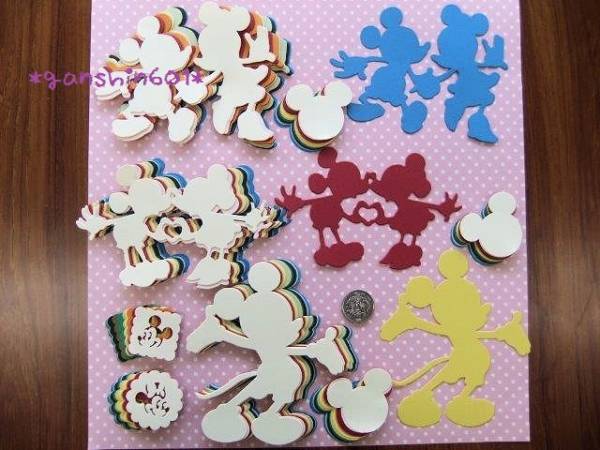 ◇ミッキー＆ミニー◇アルバム 壁面 保育園 病院 クラフトパンチ