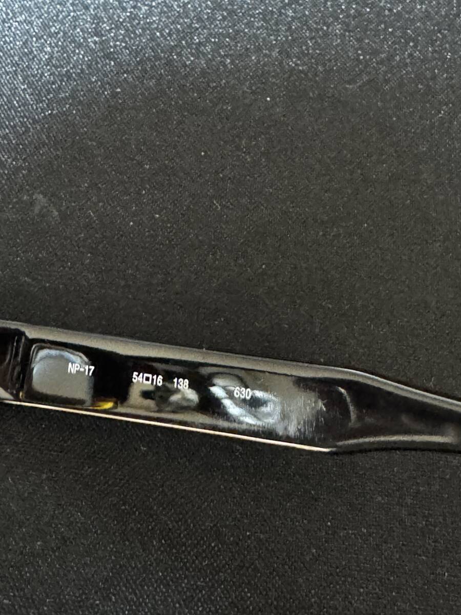 999.9 NP-17 フォーナインズ メガネフレーム 日本製 美品 フレームのみ_5