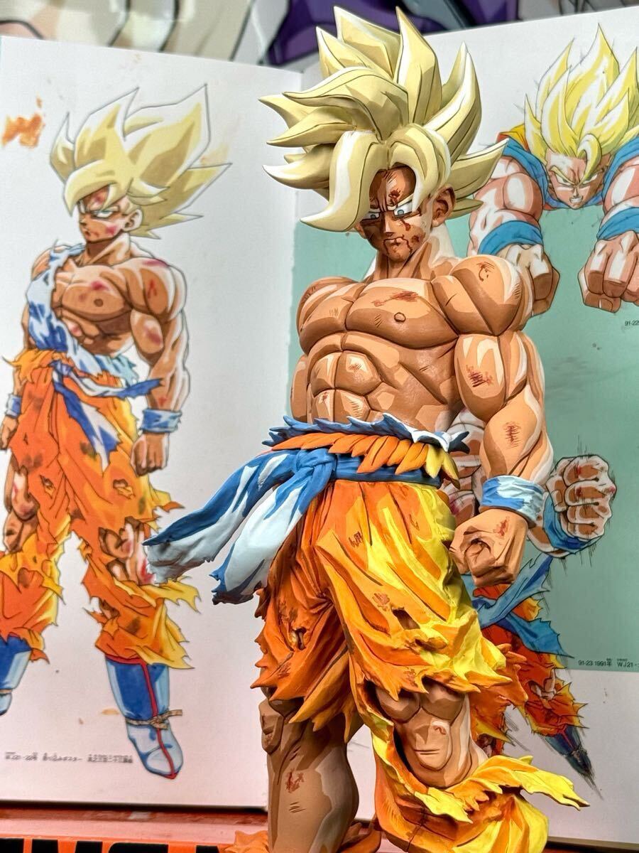 ドラゴンボールフィギュア 伝説の超サイヤ人 孫悟空 リペイント