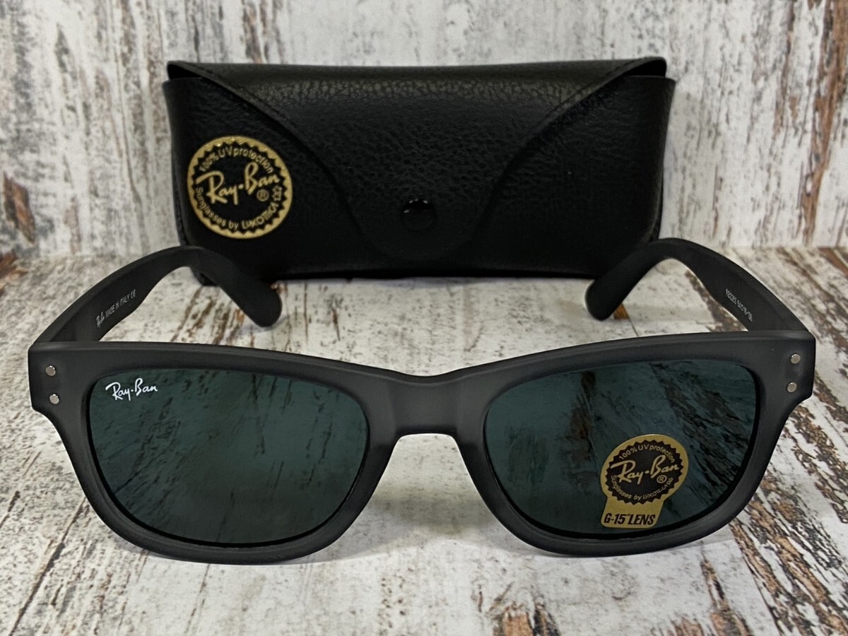 Ray-Ban サングラス ブラックスケルトン グレーレンズ 専用ケース付