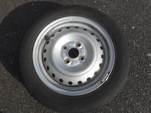 ダイハツ 純正 スチールホイール 鉄チン 4.5J 14インチ +45(実測) PCD100-4穴 14in ハブ