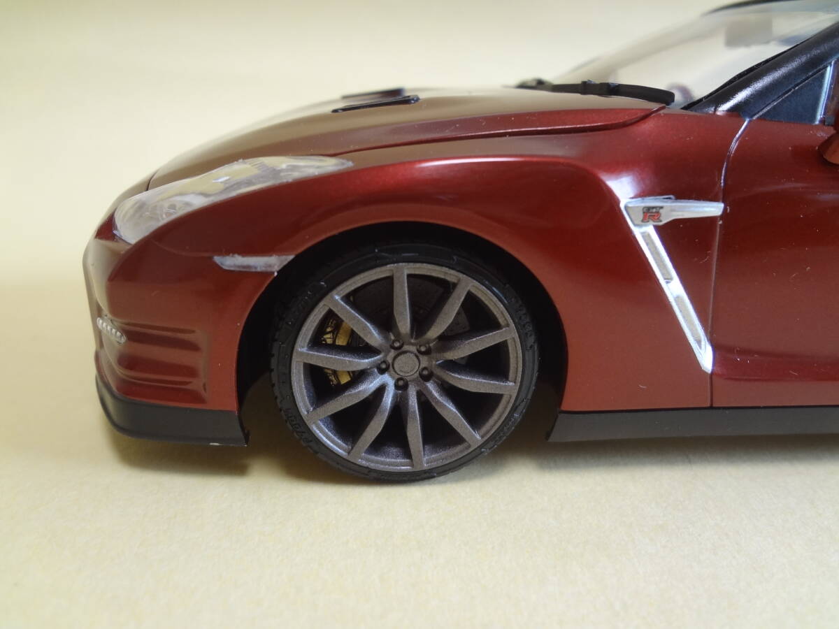 1/24 AOSHIMA 「さらばあぶない刑事」R35 GT-R ネームプレート付き_2