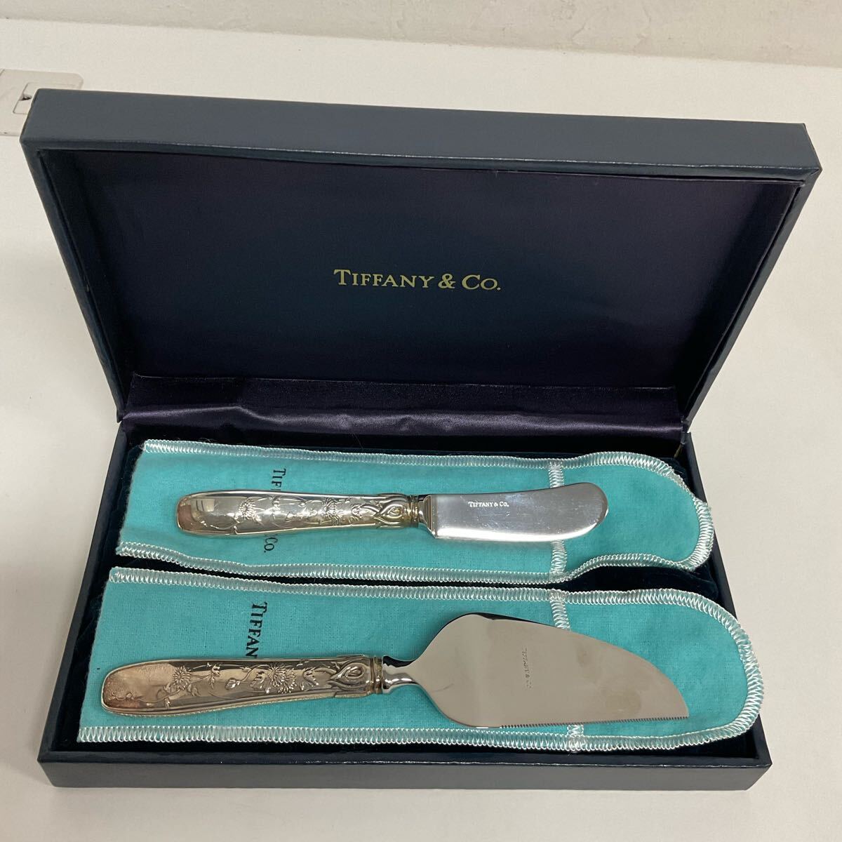 GS-A01727◇ TIFFANY＆Co. ティファニー ケーキサーバー バターナイフ