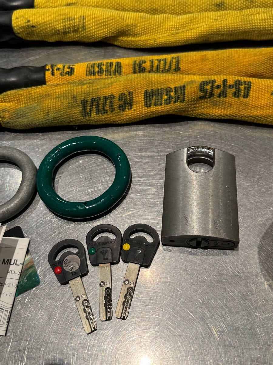 かてーな！！ぽっけ12と16の２本セット マルティロックセット チェーンロック 保管・盗難防止用品 バイク セキュリティ_2