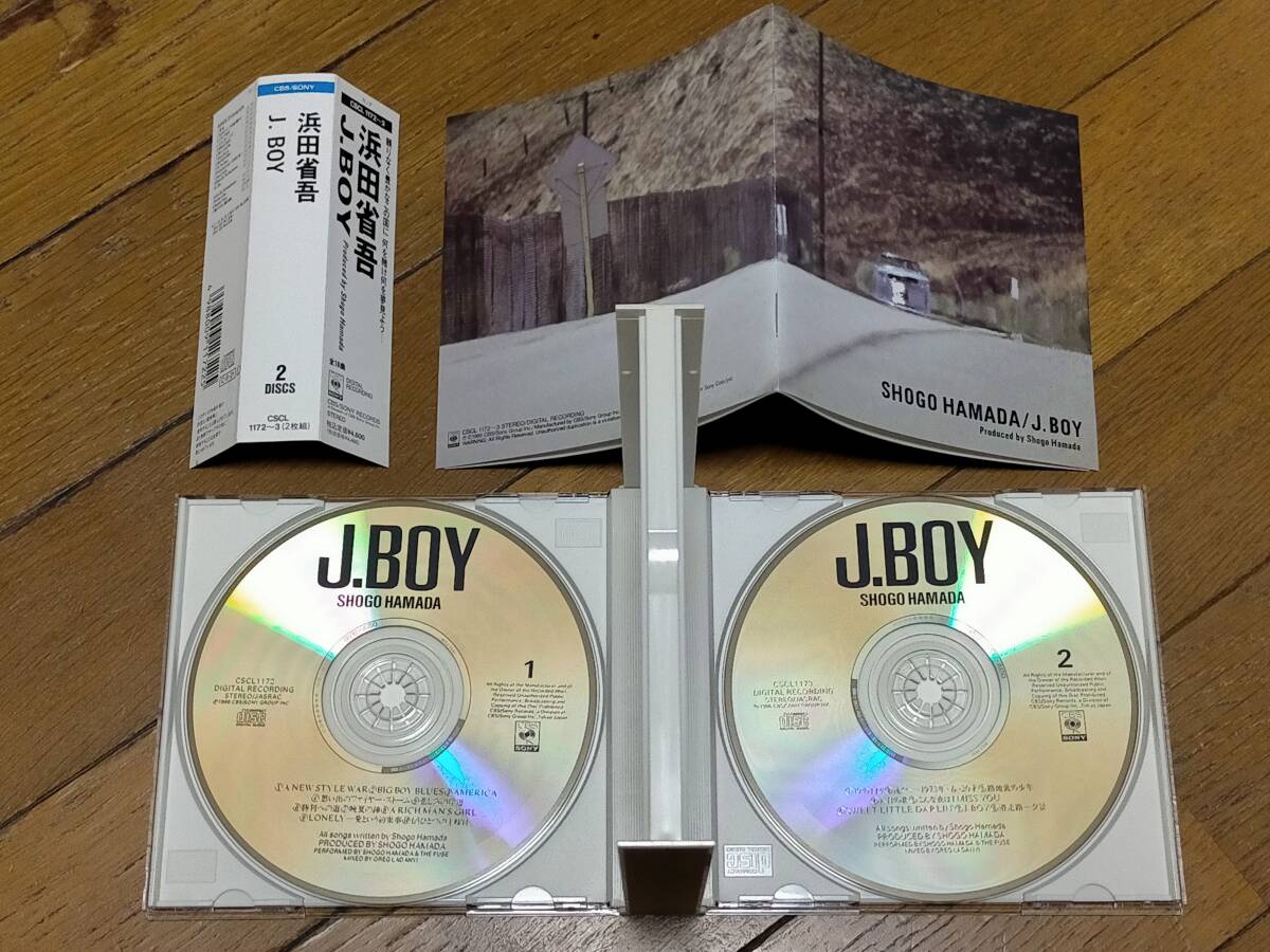 送料無料・即決 ◇美品 ◇CD ◇帯付き ◇浜田省吾「J.BOY」◇CSCL 1172
