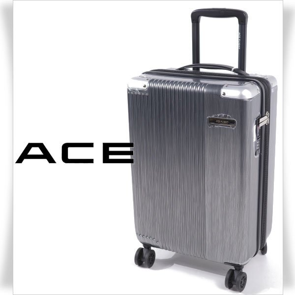 新品1円～☆ACE FLIGHT エース 4輪スーツケース トランク キャリー