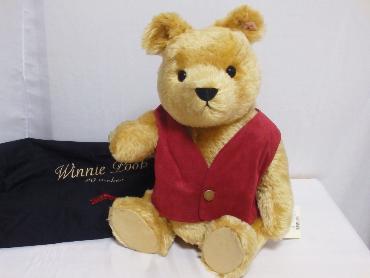 STEIFFウィニー・ザ・プー 大きな50cm 2004年3,500体限定品 steiffシュタイフ/ 2004限定「Winnie The Pooh・くまのプーさん