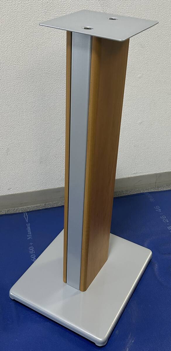 【希少＆販売終了品】美品【2本ペア】Sound Magic サウンドマジック スピーカースタンド RV24CS チェリーカラー/シルバー支柱/高さ610㎜ _3