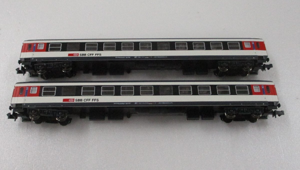 KATO K23008 スイス連邦鉄道 SBB B50形 RIC客車 新塗装 2両セット【A