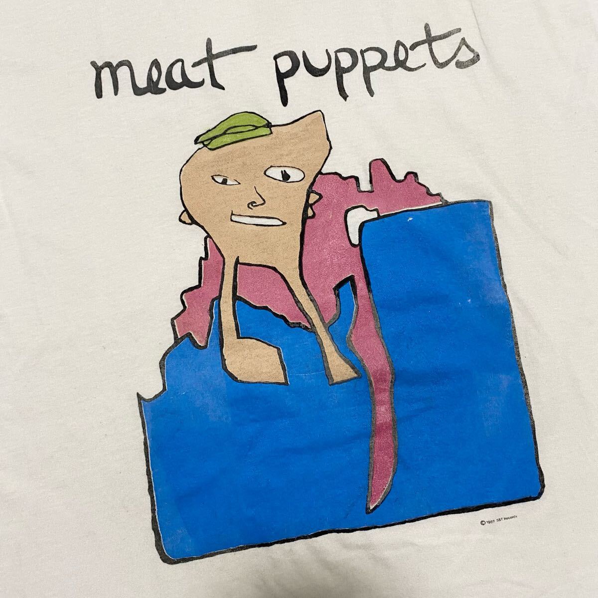 80s 80年代 meat puppets Tシャツ ミートパペッツ カードコバーン