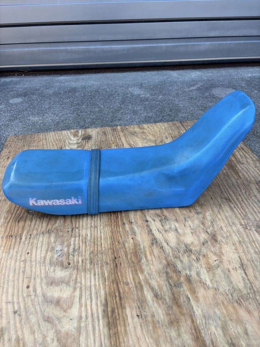 KDX125　純正シート　破れなし　ヤレはあります。　_1