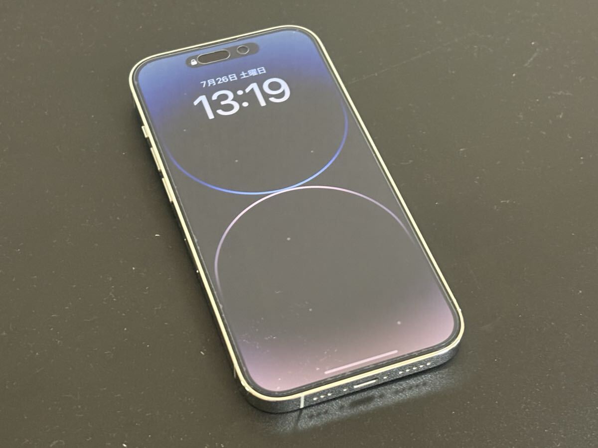 中古 Apple iPhone14Pro 256GB SIMフリー バッテリー80%_1