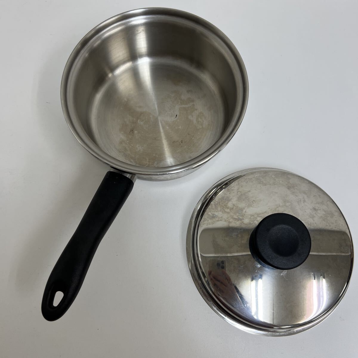 [0729-1Y] アムウェイ クィーンクックウェア Amway 蒸し器 片手鍋 両手鍋 調理器具 等 まとめて_4