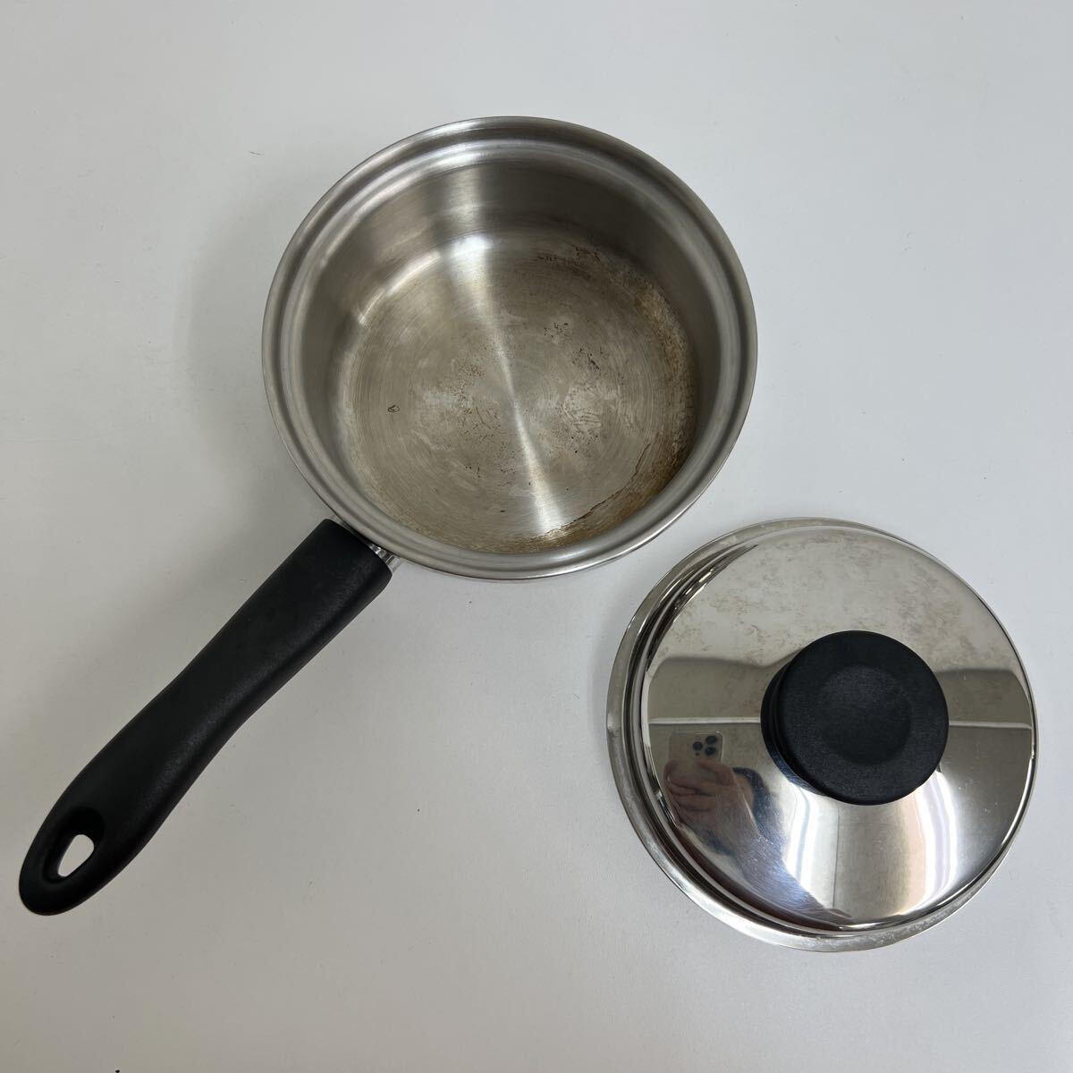 [0729-1Y] アムウェイ クィーンクックウェア Amway 蒸し器 片手鍋 両手鍋 調理器具 等 まとめて_5