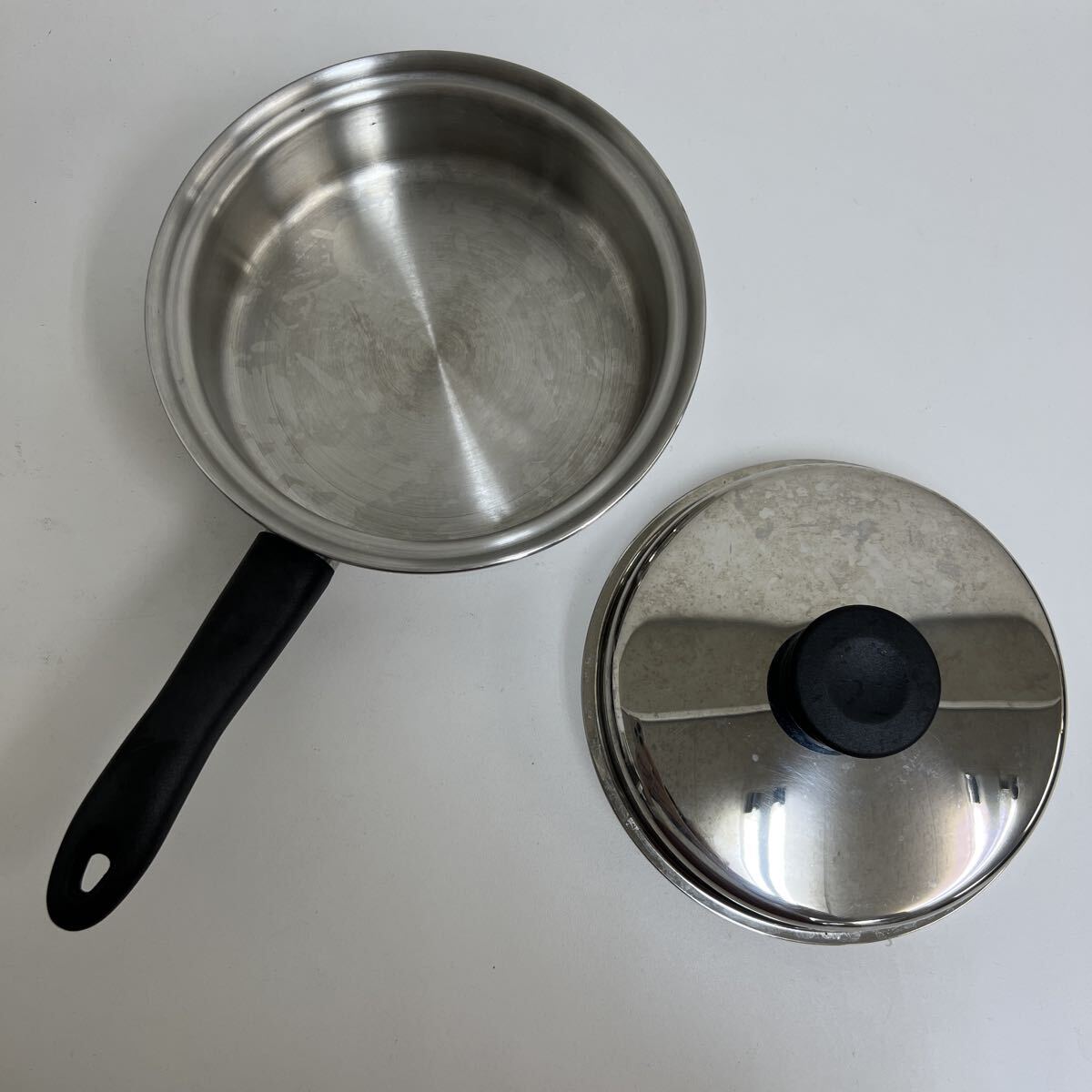 [0729-1Y] アムウェイ クィーンクックウェア Amway 蒸し器 片手鍋 両手鍋 調理器具 等 まとめて_6