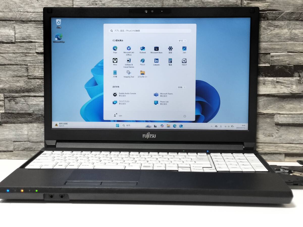 ◎2020年発売モデル★Windows11正式対応機種★富士通★第10世代 Core i5-10310U★SSD256GB★メモリ8GB★Wi-Fi 6対応★Bluetooth★Webカメラ_2