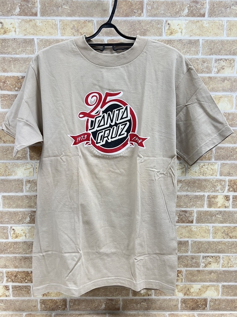 SANTA CRUZ/サンタクルーズ 25周年限定 NHSタグ/90年代 半袖 Tシャツ M