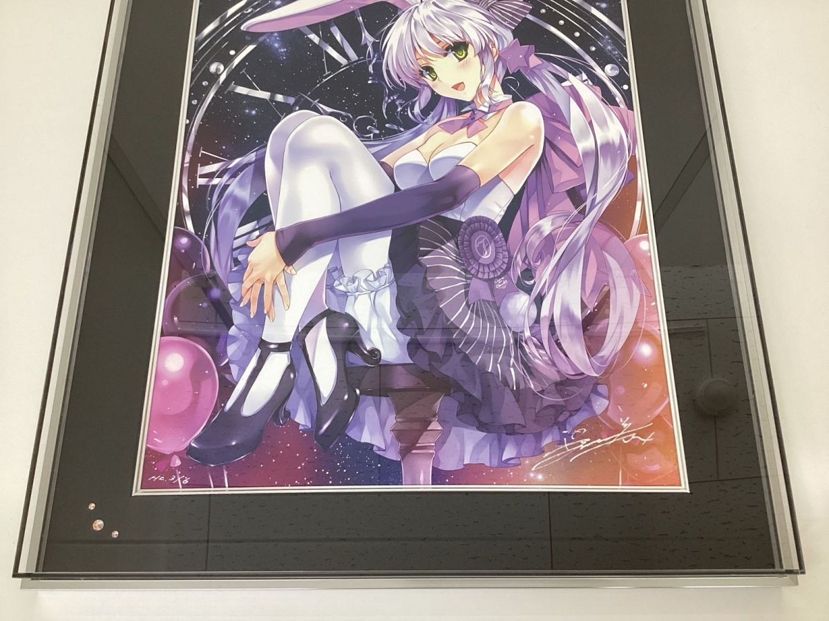 同梱不可/現状】 アールビバン 版画 深崎暮人 Moon Cradle 作品番号 HC