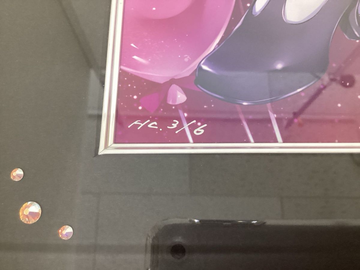 同梱不可/現状】 アールビバン 版画 深崎暮人 Moon Cradle 作品番号 HC 