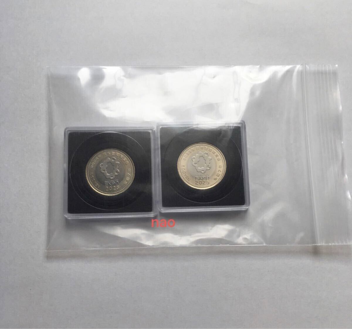 大阪万博記念硬貨500円×2枚 ミャクミャク 匿名配送_5