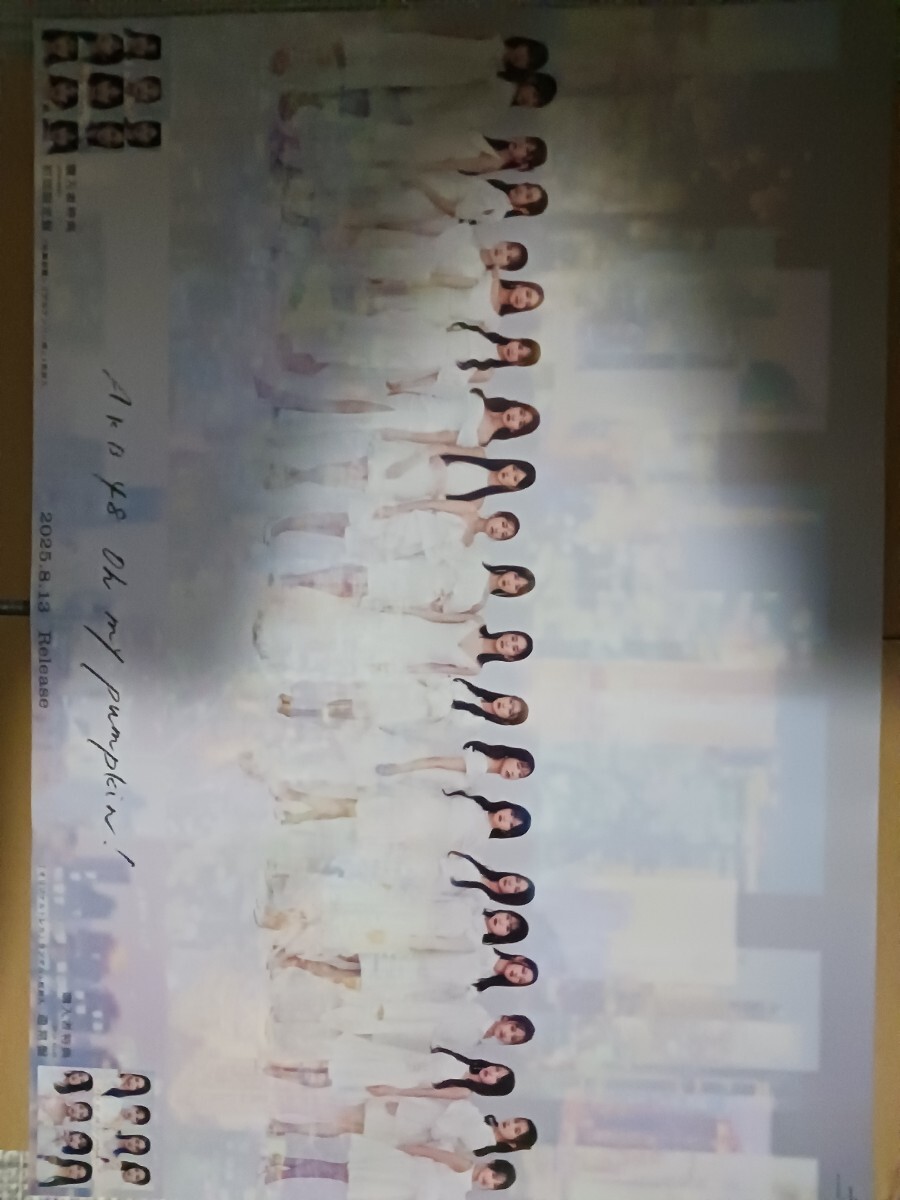 筒代込 AKB48 66thシングル Oh my pumpkin 告知B2ポスター の入札履歴