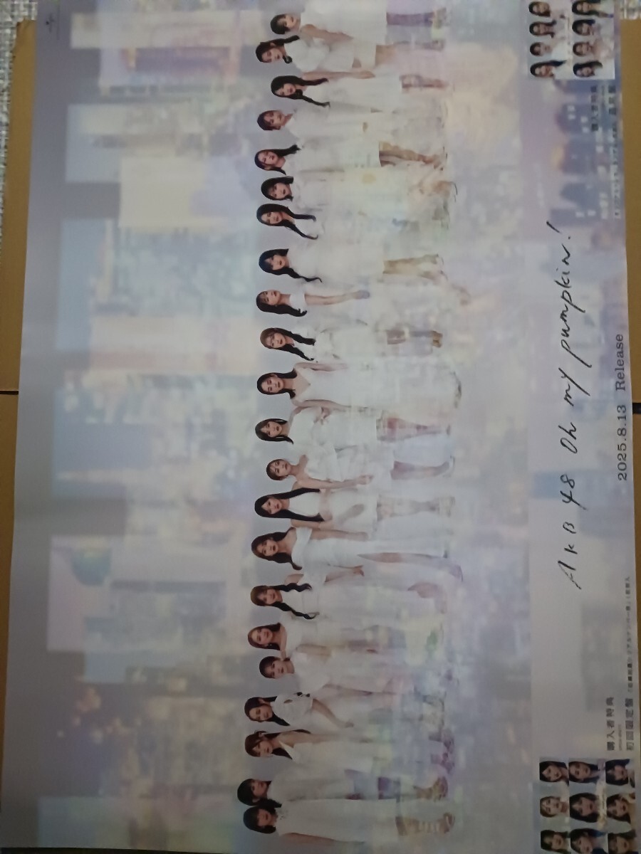 筒代込 AKB48 66thシングル Oh my pumpkin 告知B2ポスター の入札履歴