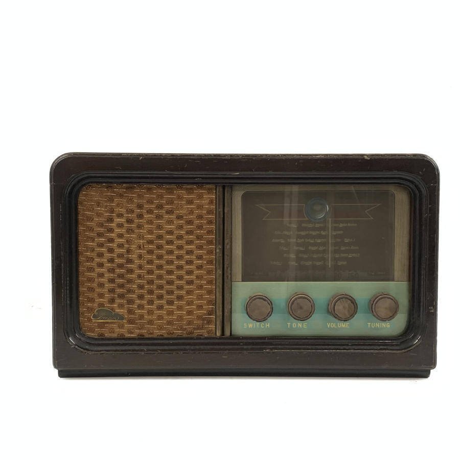 ELMAN HS-57 真空管ラジオ 木製キャビネット アンティーク ビンテージ
