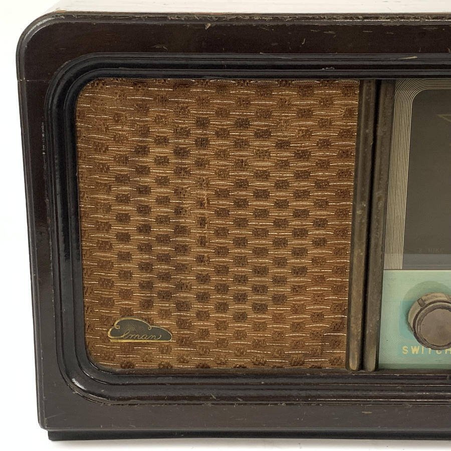 ELMAN HS-57 真空管ラジオ 木製キャビネット アンティーク ビンテージ