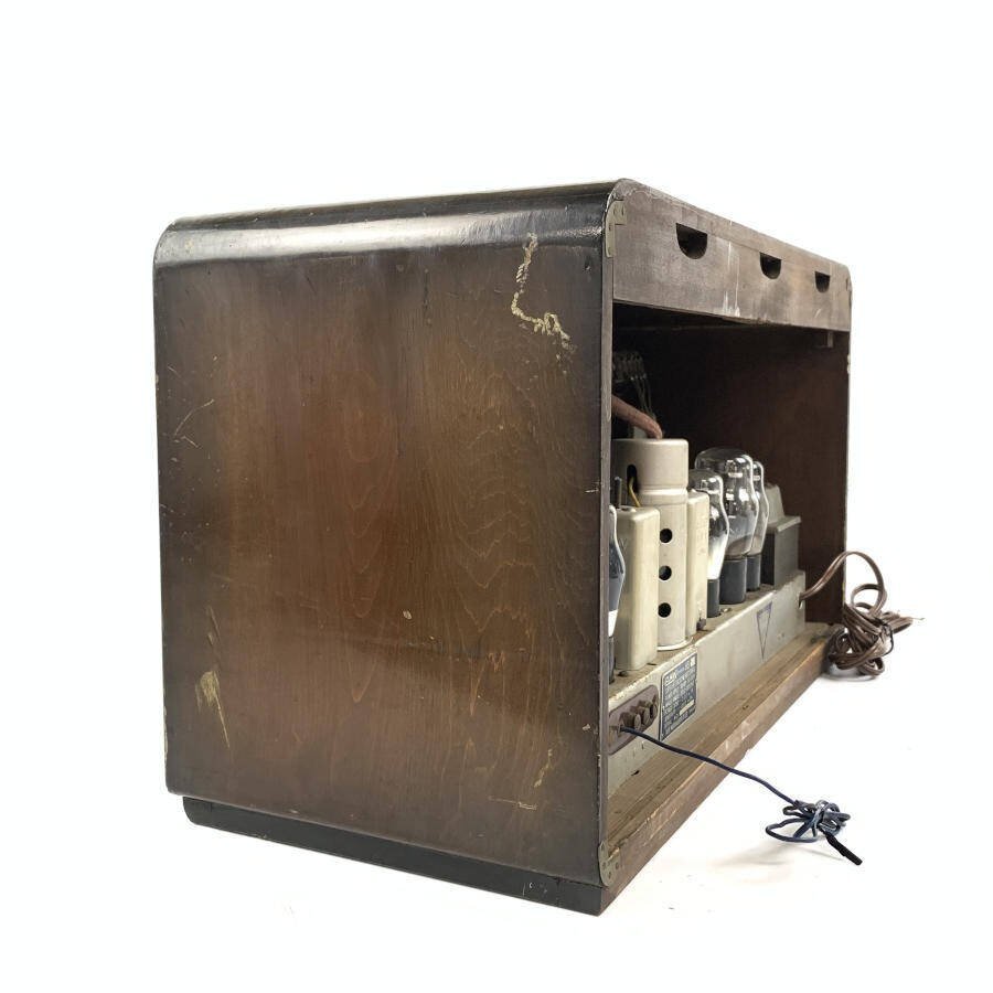 ELMAN HS-57 真空管ラジオ 木製キャビネット アンティーク ビンテージ