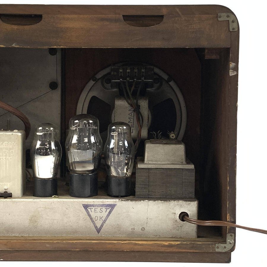 ELMAN HS-57 真空管ラジオ 木製キャビネット アンティーク ビンテージ