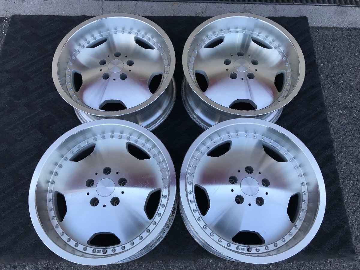 中古ホイール4本セット】深リム マルカサービス マナレイ ディッシュ