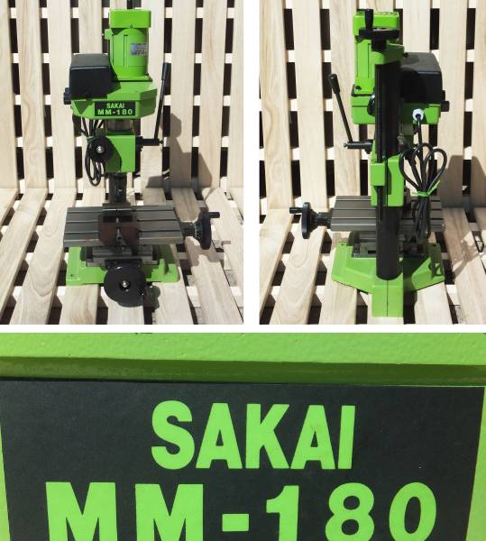 ◇◇SAKAI/サカイ◇◇卓上立型フライス盤◇MM-180◇(卓上旋盤)｜売買 