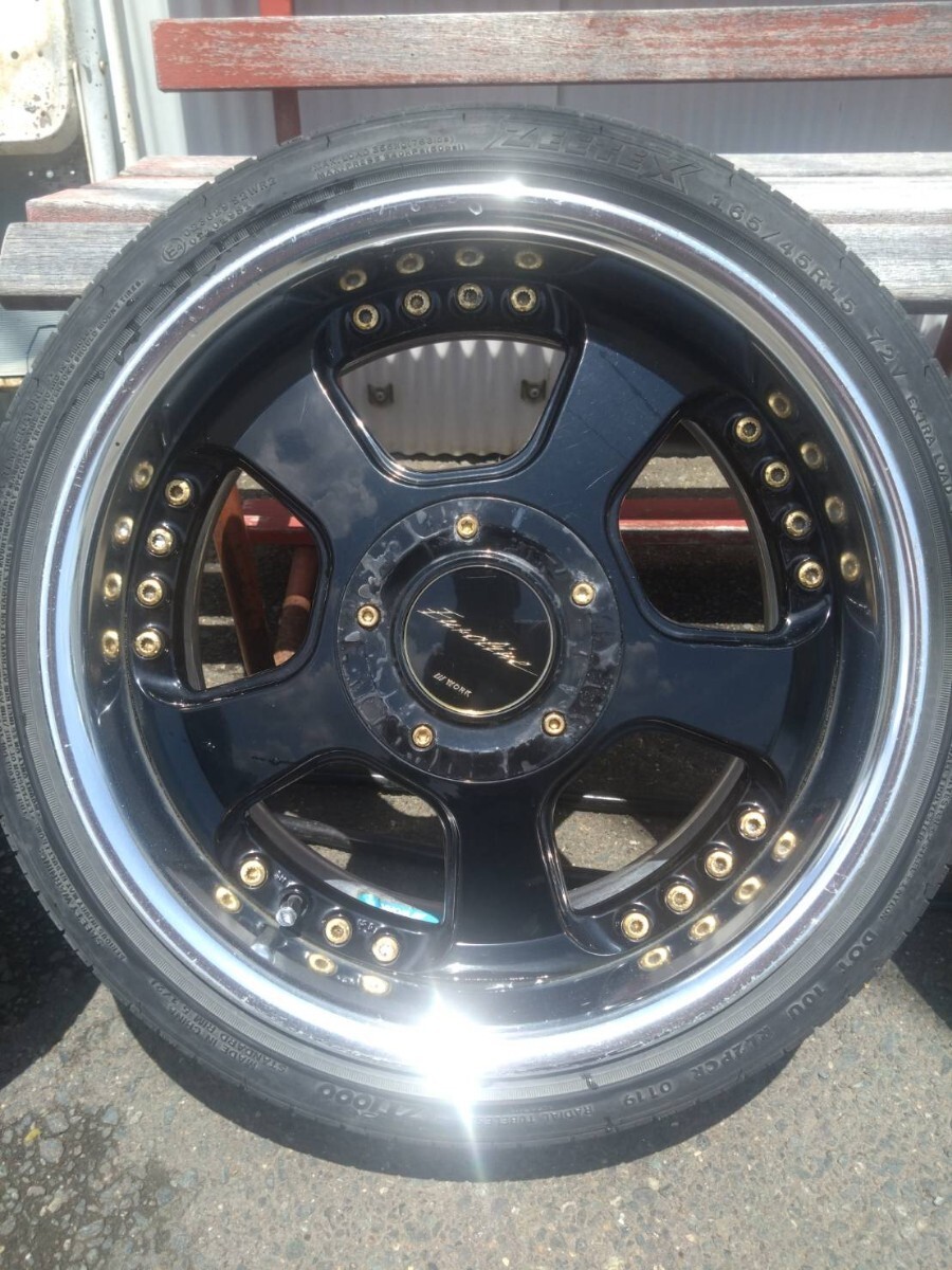 WORK ワーク EUROLINE ユーロライン EFS 15×6J 15×6.5J 4H PCD100 4本