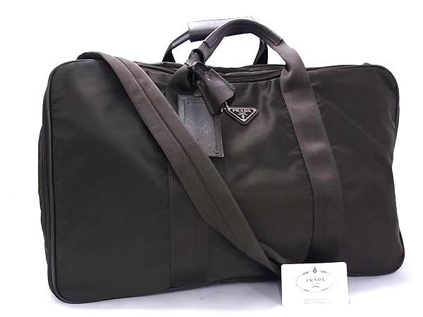 1円 □美品□ PRADA プラダ V58 テスートナイロン カデナ 鍵付き 2WAY
