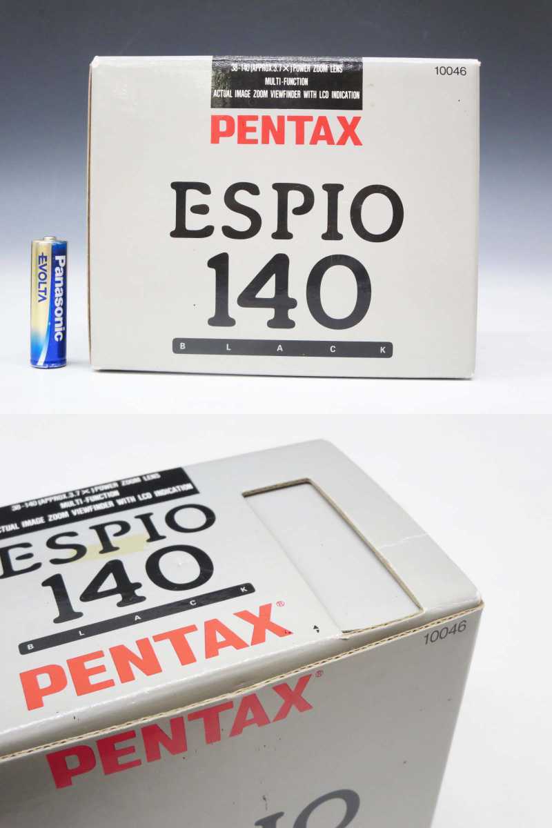 ◆(EG) PENTAX ペンタックス ESPIO 140 フィルムカメラ 38mm-140mm リモコン 説明書 ケース 箱付き コンパクトカメラ 光学機器 動作未確認_10